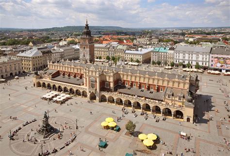 Krakow Old Town Views And Facts With Printable Map