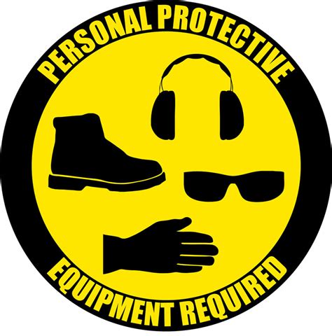 Ppe Required Floor Sign Creative Safety Supply