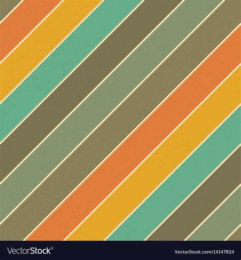retro colors diagonal lines background abstract vector image