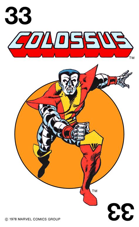 Marvel Super Heroes Card Game 33 Colossus By Jjj011972 On Deviantart