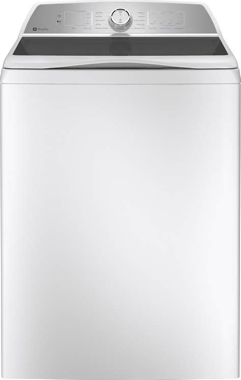 ge profile 5 0 cu ft high efficiency smart top load washer with smarter wash technology