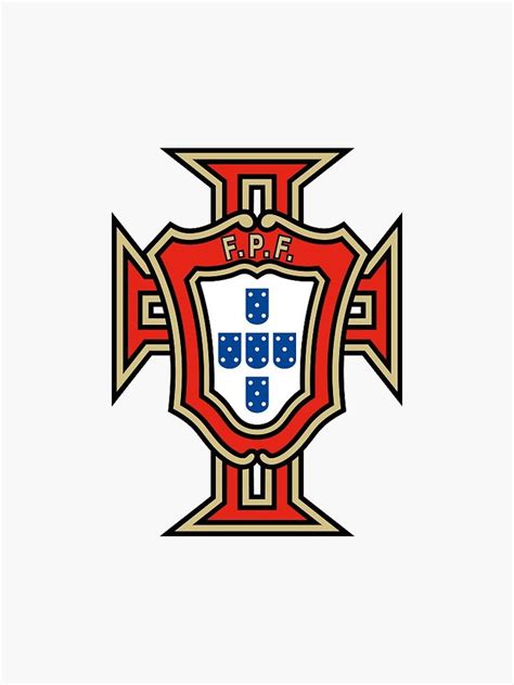 Portugal Soccer Logo Sticker By Andy Quan Portugal National Football