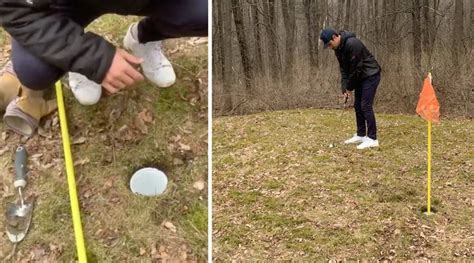 How You Can Build An Epic Backyard Golf Hole—with Stuff You Already Own