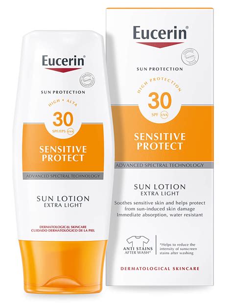 Eucerin Sensitive Protect Sun Lotion Extra Light Spf 30 Ingredients