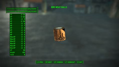Meals Ready To Eat At Fallout 4 Nexus Mods And Community