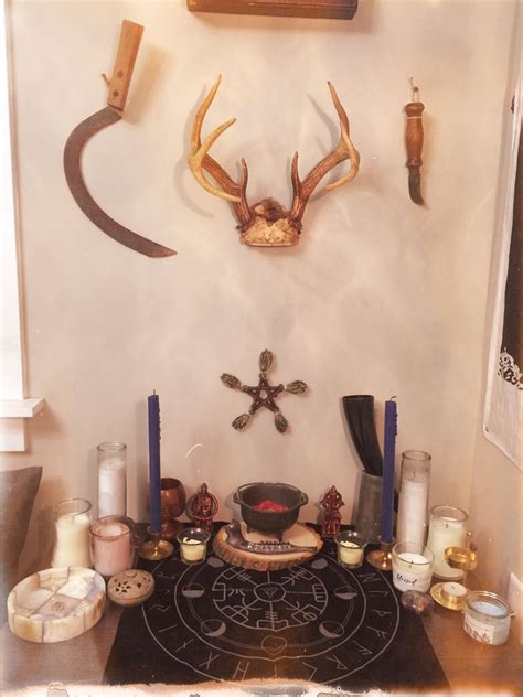 Norse Witch Viking Pagan Altar By Littlelonewolf In 2022 Witches