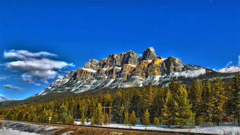 Castle Mountain Alberta Canada Wallpaper Nature And Landscape