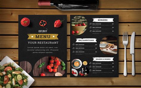 Restaurant Menu Website Template