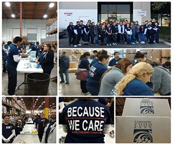 Contact us to find out what agencies we work with. Fresno Students Volunteer at Community Food Bank | SJVC