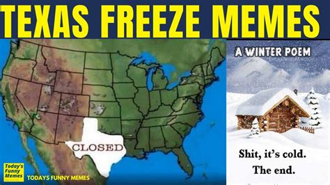 Todays Funny Memes Texas Weather Meme Texas Snow Memes 2021 Youtube