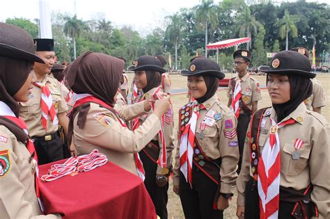 Kwartir Cabang Pramuka Tegal 38 Penggalang Terima Predikat Garuda