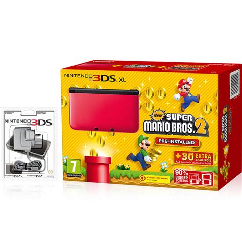 Nintendo 3ds Xl Redblack New Super Mario Bros 2 Nintendo Uk Store