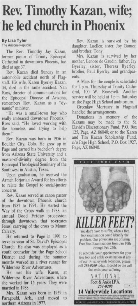 Obituary Arizona Republic