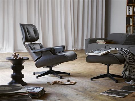 Many copies will be several inches to 10 or more inches taller than an original. Eames Lounge Chair - Black Ash - Couch Potato Company