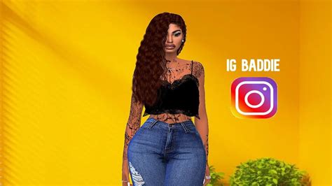 Instagram Baddiesims 4 Cas Cc Folder In 2020 Sims 4 Cas Instagram