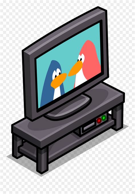 Tv Clipart Stand Cartoon Tv And Stand Png Download 290048