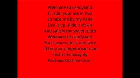 Blood On The Dance Floor Candyland Lyrics Youtube