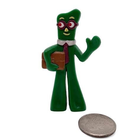 Three Inch Gumby Character Gumby At Work Wearing Etsy Vintage Toys Character Etsy