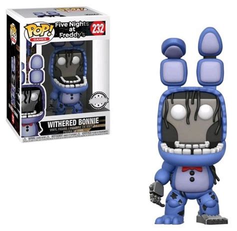 Funko Five Nights At Freddys Pop Games Withered Bonnie Exclusive Vinyl