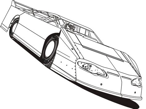 Race Car Coloring Pages Free Printable