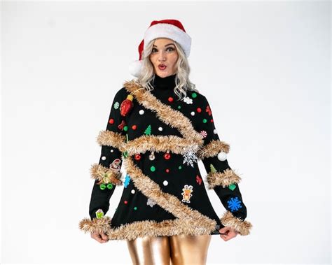 Ugly Christmas Sweater Ugly Christmas Tree Sweater 3d Womens Etsy Australia