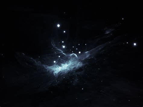 Desktop Wallpaper Space Dark Clouds Galaxy Abstract