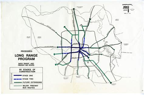 Proposal For A Rapid Transit System 1973 Rhouston