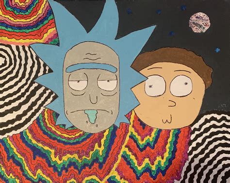 Trippy Rick And Morty