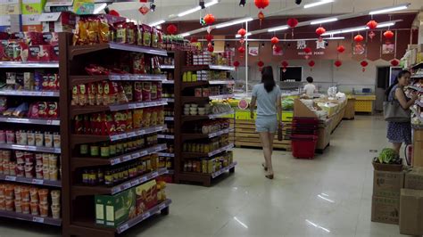 Supermarket In Tianshui China Asia Chinese Stock Footage Sbv 320783450
