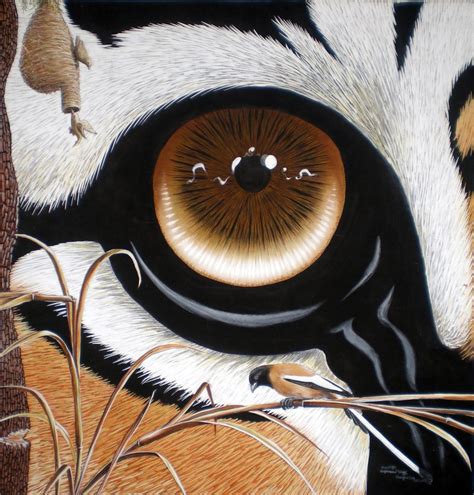 Tiger Eyes Tigers Paintigs Ranthambhore By Gajanand Tiger Art Point
