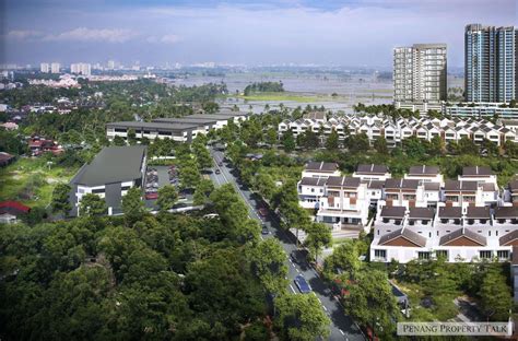 Roads, streets and buildings on satellite photos; SkyVilla @ Sunway Wellesley - 大山脚 (Bukit Mertajam) | 槟城房产论坛