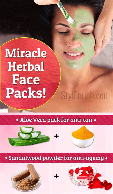 Herbal Face Packs Herbalism Homemade Face Home Remedies For Acne