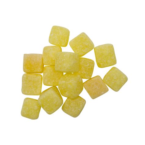 Pineapple Cubes 100g The British Lolly Shop