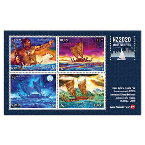 New Zealand Stamp 2020 Nz2020 International Stamp Exhibition Kupe Ss
