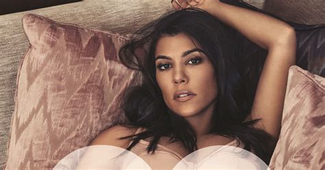Kourtney Kardashian Shows Off Her Bare Booty In Sexy Photo Shoot For Gq