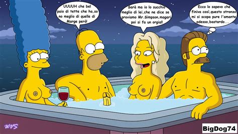 Rule 34 Female Homer Simpson Human Male Marge Simpson Ned Flanders