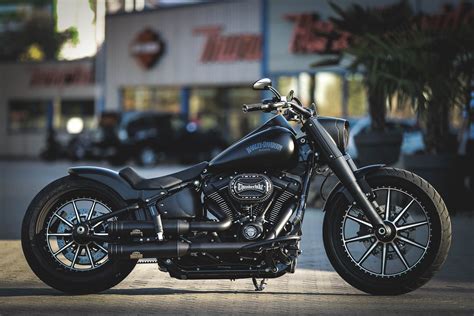 Dark Dude Customized Thunderbike Harley Davidson Fat Boy By Ben Ott