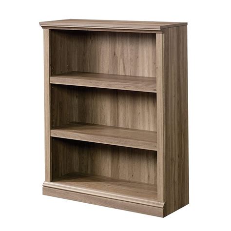 Sauder Select 3 Shelf Bookcase In Salt Oak Homesquare