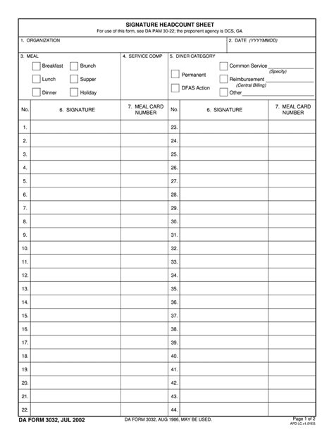 Head Count Sheet Complete With Ease Airslate Signnow