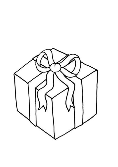 Regalo de Navidad para colorear ~ Dibujos para Colorear Infantil