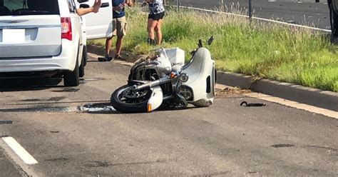Motorcycle Rider Loses Foot In Crash Near Hawley