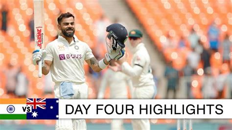 India Vs Australia 4th Test Day 4 Highlights 2023 Ind Vs Aus Ind Vs