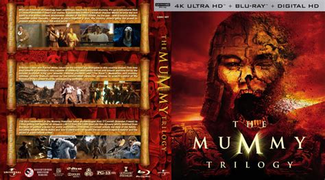 the mummy trilogy r1 custom 4k uhd cover dvdcover