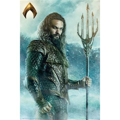 Buy Dc Comics Justice League Aquaman Trident Poster In Posters Sanity