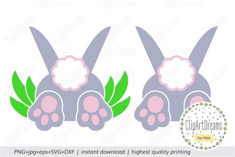 Download Bunny Cut Out Svg - Layered SVG Cut File - All Free Fonts ...