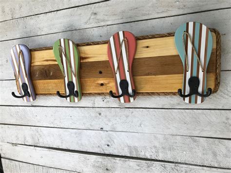 Outdoor Beach Decor Pool Towel Rack Beach Towel Hooks Etsy