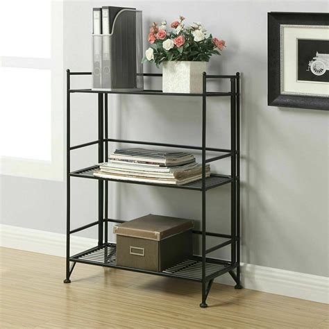 Modern Metal 3 Tier Shelf Bookcase Display Shelves Stand Etsy