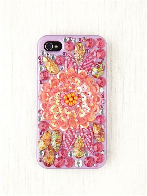 Free People Adorned Iphone Case B3813 Iphone 4 Cases Cute Phone