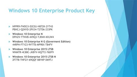 Product Key Win 10 Enterprise Vertransport