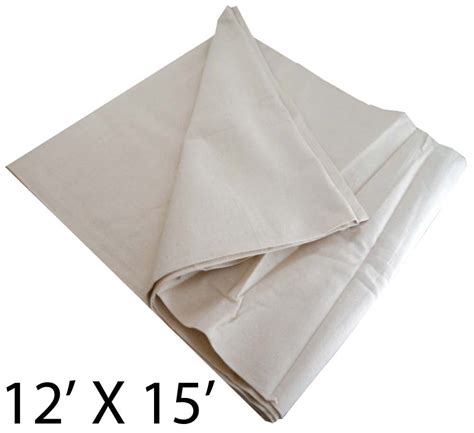 12 X 15 Extra Large Canvas Drop Cloth For Indoors Or Outdoors